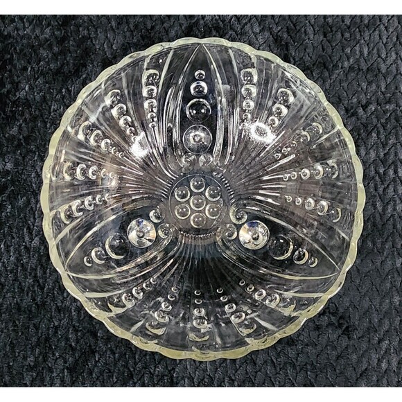 Vintage Anchor Hocking “Bubble” Oyster Pearl Serving Bowl – 1930s–1940s – USA - Picture 4 of 8